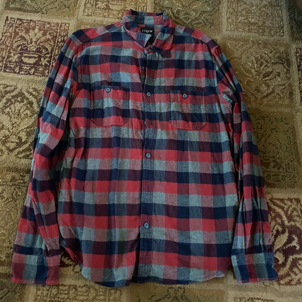 J. Crew Long Sleeve Flannel Shirt